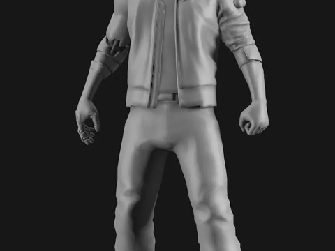 Мечтатель ночного города Cyberpunk 2077 3D Принт Модель