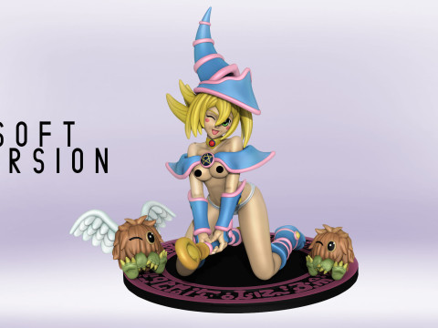 Dark Magician Girl Ready To Print Modelo de Impressão 3D
