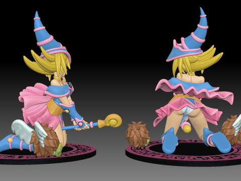 Dark Magician Girl Ready To Print Modelo de Impressão 3D