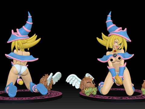 Dark Magician Girl Ready To Print Modelo de Impressão 3D