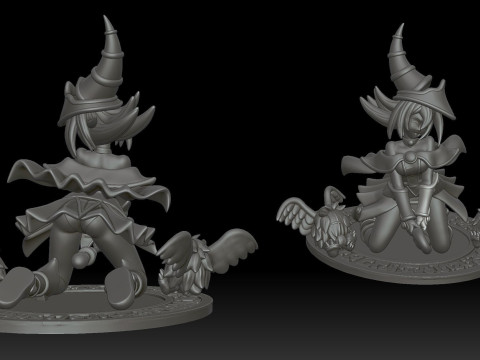 Dark Magician Girl Ready To Print Modelo de Impressão 3D