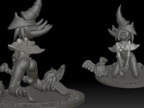 Dark Magician Girl Ready To Print Modelo de Impressão 3D