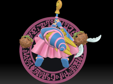 Dark Magician Girl Ready To Print Modelo de Impressão 3D