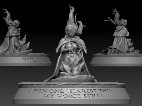 Fire Keeper Dark Ready To Print 3D-printmodel