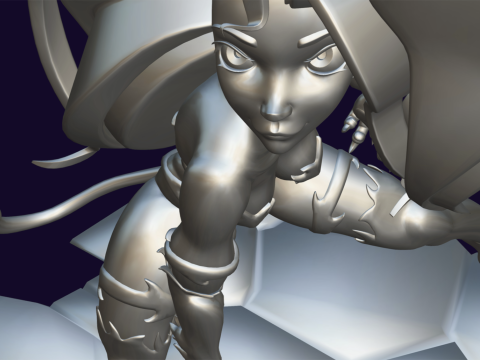 Felicia Darkstalkers Ready To Print 3D-Druckmodell