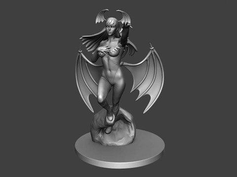 Darkstalkers Morrigan Ready To Print 3Dプリントモデル
