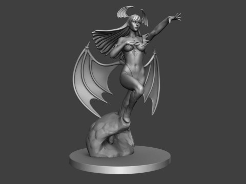 Darkstalkers Morrigan Ready To Print 3D 프린트 모델