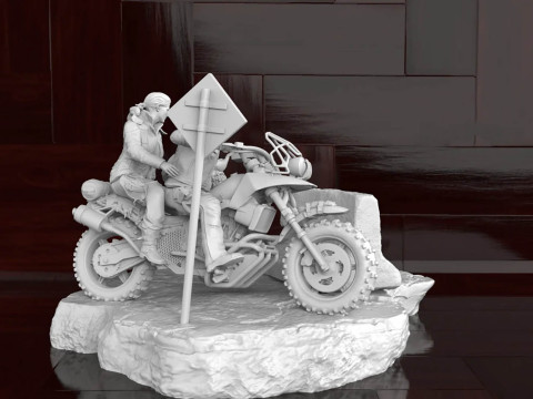 Days Gone Diorama Ready To Print Modèles 3D en vedette