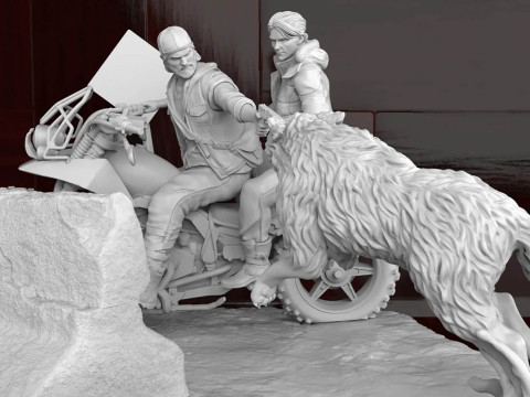 Days Gone Diorama Ready To Print Modèles 3D en vedette
