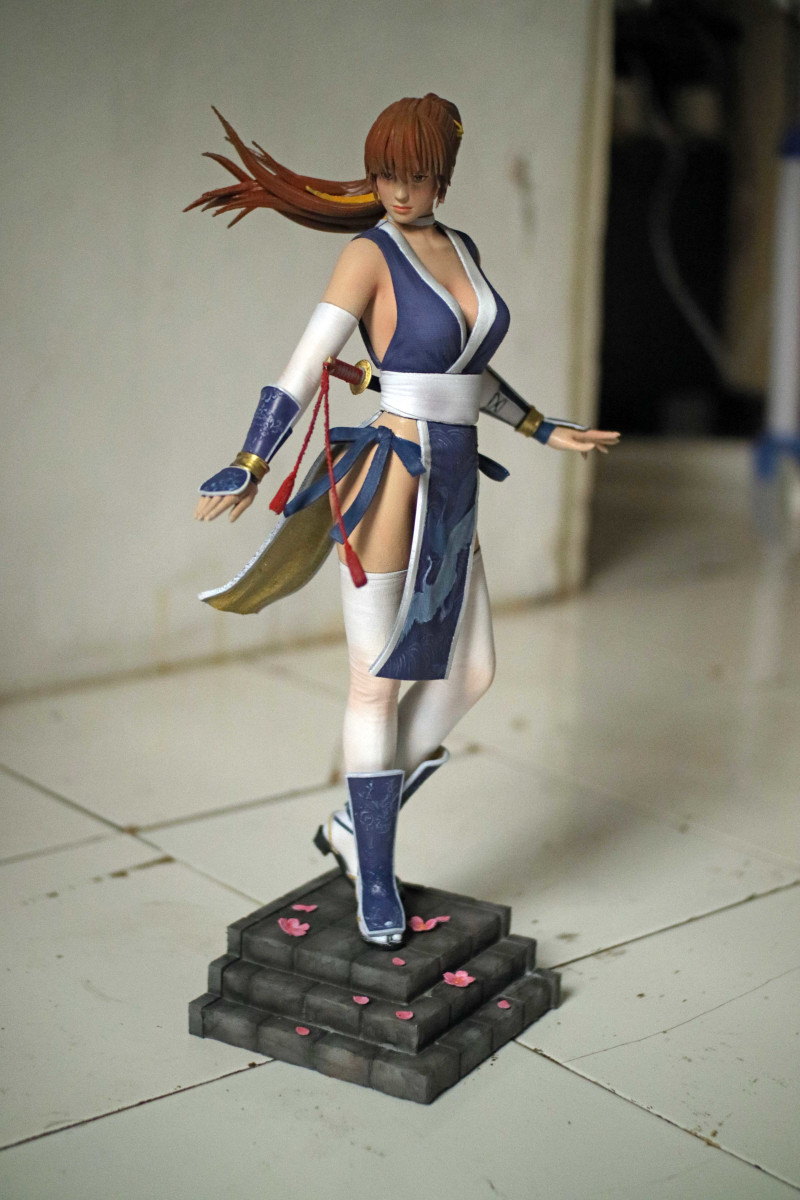 Kasumi Dead Or Alive 3D Figuries Ready To Print 3D-printmodel .c4d .max .obj .3ds .fbx .stl .blend