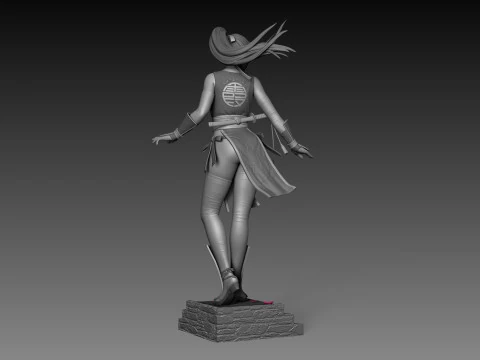 Kasumi Dead Or Alive 3D Print Model