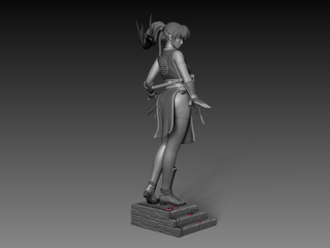 Kasumi Dead Or Alive 3D Figuries Ready To Print 3D-printmodel