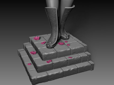 Kasumi Dead Or Alive 3D Figuries Ready To Print 3D-printmodel