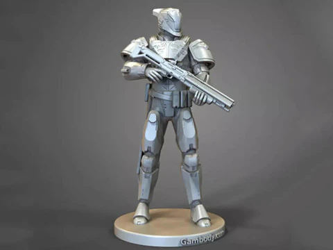 Lord Saladin 3D 피규어 인쇄 준비 완료 3D 프린트 모델