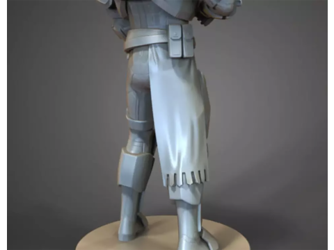 Lord Saladin 3D Figuries Ready To Print Model Cetak 3D