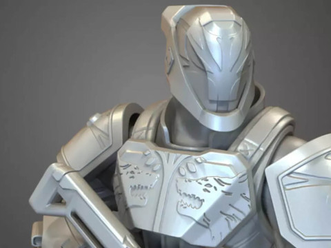 Lord Saladin 3D Figuries Ready To Print Model Cetak 3D