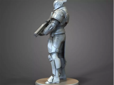 Lord Saladin 3D Figuries Ready To Print Model Cetak 3D
