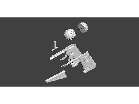 Sunshot Red Dwarf Ornament Hand Canon Ready To Print 3D Print Model