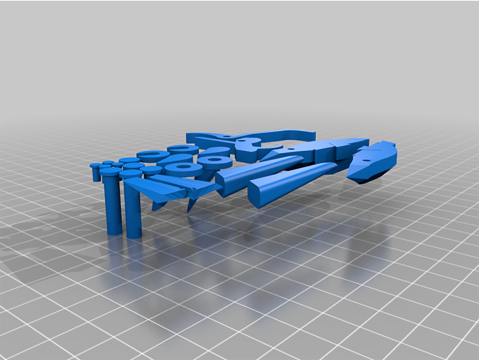 Thorn Hand Canon Ready To Print 3D Print Model