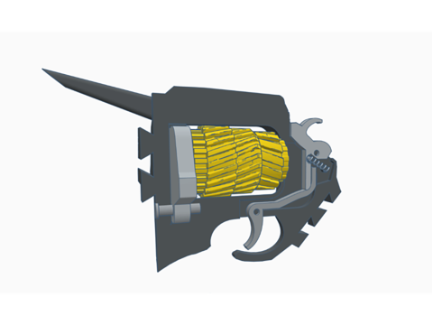 Thorn Hand Canon Ready To Print 3D Print Model