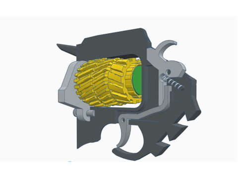 Thorn Hand Canon Ready To Print 3D Print Model