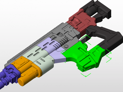 Conduit F3 Fusion Rifle Ready To Print 3D Print Model