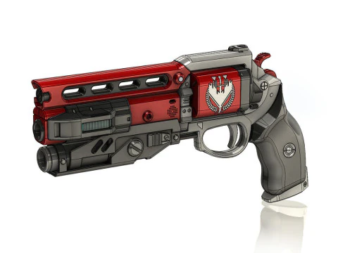Not Forgotten Hand Canon Ready To Print 3D Print Model