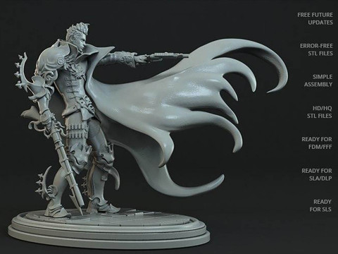 Devil Hunter Ready To Print 3D 打印模型