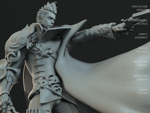 Devil Hunter Ready To Print 3D 打印模型