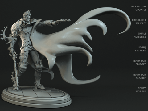Devil Hunter Ready To Print 3D 打印模型