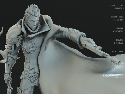 Devil Hunter Ready To Print 3D 打印模型
