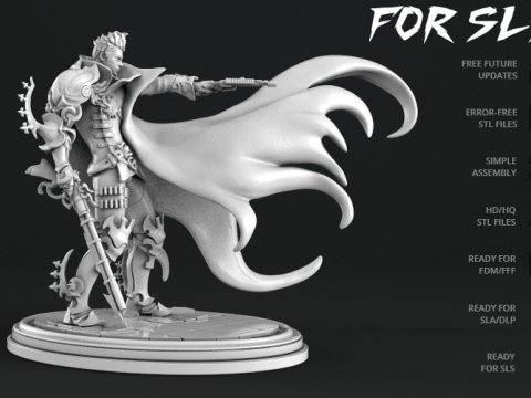 Devil Hunter Ready To Print 3D 打印模型