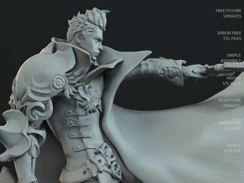 Devil Hunter Ready To Print 3D 打印模型