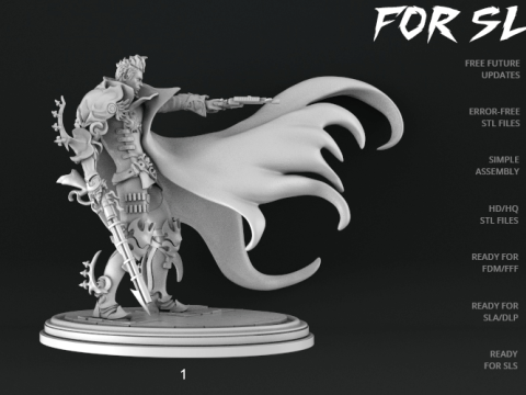 Devil Hunter Ready To Print 3D 打印模型