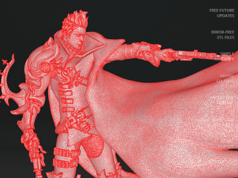 Devil Hunter Ready To Print 3D 打印模型