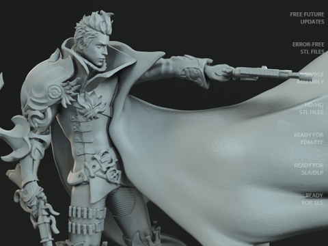 Devil Hunter Ready To Print 3D 打印模型