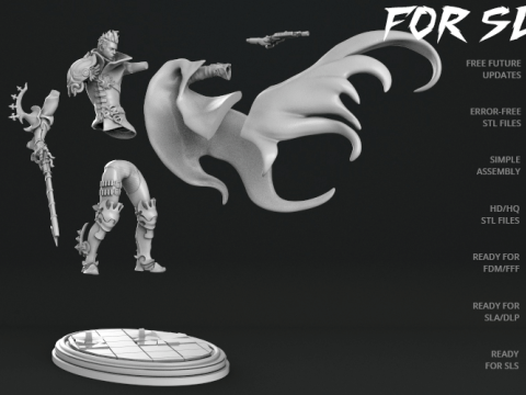Devil Hunter Ready To Print 3D 打印模型