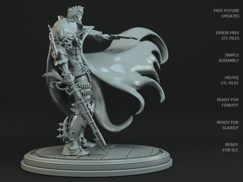 Devil Hunter Ready To Print 3D 打印模型