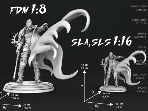 Devil Hunter Ready To Print 3D 打印模型