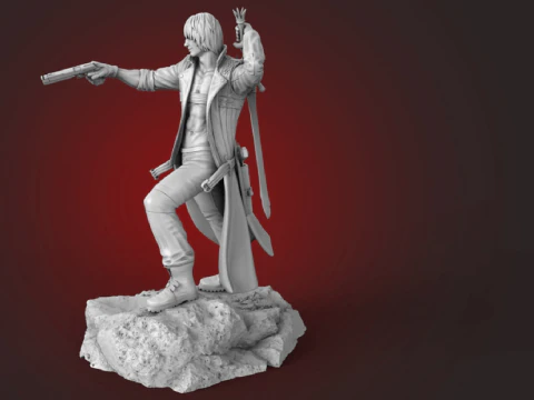 David May Cry Ready To Print 3D Print Model