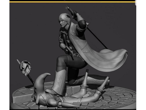 Dante DMC Washed Ready To Print 3D Print Model