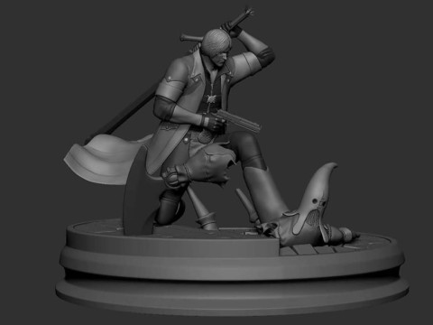 Dante DMC Washed Ready To Print 3D-printmodel