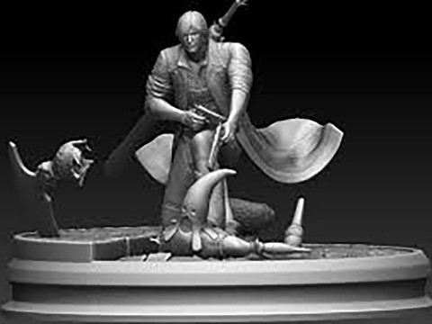 Dante DMC Washed Ready To Print 3D-printmodel