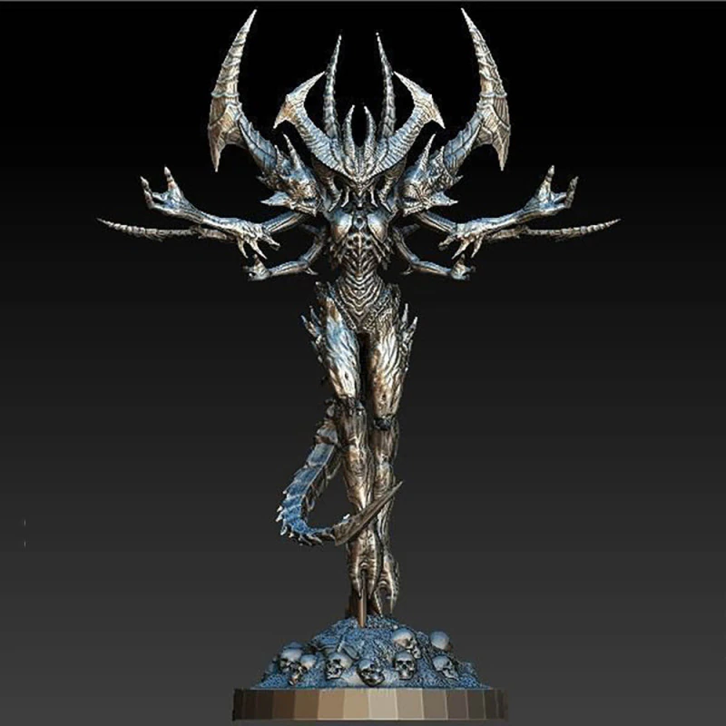 Diablo Statue Ready To Print 3D Print Model .c4d .max .obj .3ds .fbx .stl .blend 
