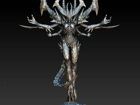 Diablo Statue Ready To Print 3D Print Model
