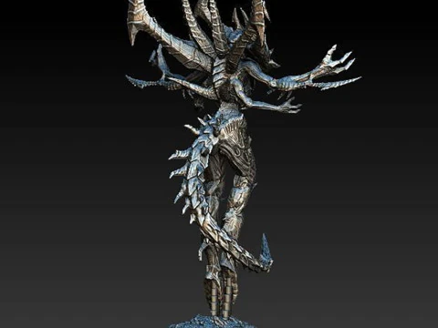 Diablo Statue Ready To Print 3D Print Model