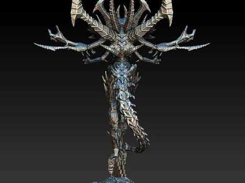 Diablo Statue Ready To Print 3D Print Model