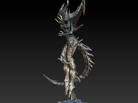 Diablo Statue Ready To Print 3D-printmodel