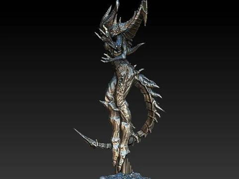 Diablo Statue Ready To Print 3D Print Model