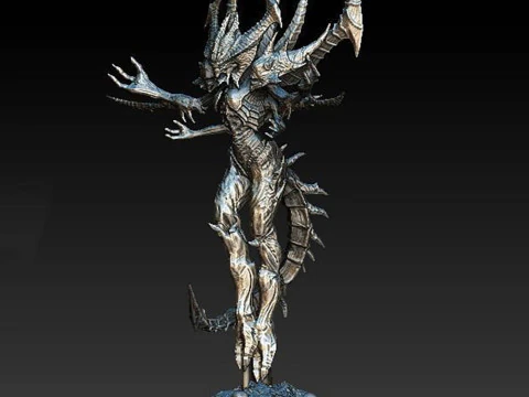 Diablo Statue Ready To Print 3D Print Model